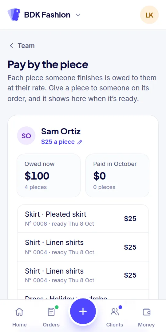 What each person is owed, piece by piece